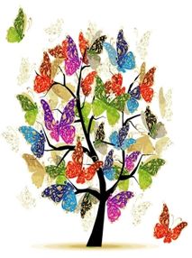 Розпис по номерах 40х40 КНО5507 Дерево надії "Ідейка"