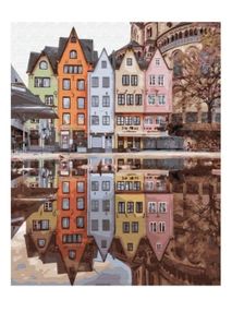 Розпис по номерах 40х50 BS34835 Відображення Стокгольма brushme Брашми