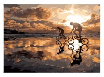 Розпис по номерах 40х50 G374 brushme Брашми