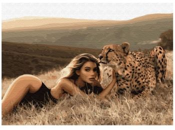 Розпис по номерах 40х50 GX30238 Гаряча савана brushme Брашми