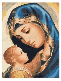 Розпис по номерах 40х50 BS25582 Матір Божа brushme Брашми