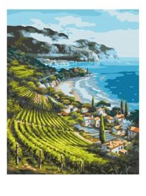 Розпис по номерах 40х50 BS4960 Приморське поселення brushme Брашми