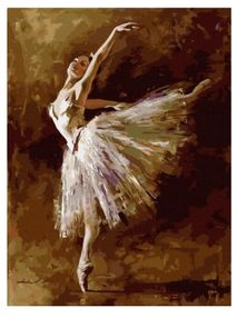 Розпис по номерах 40х50 G408 Прима балерина brushme Брашми