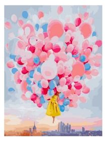 Розпис по номерах 40х50 GX28820 Політ на кульках brushme Брашми