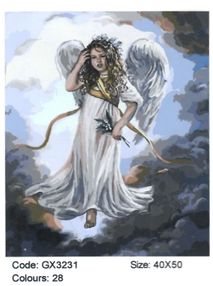 Розпис по номерах 40х50 GX3231 Милий ангел brushme Брашми