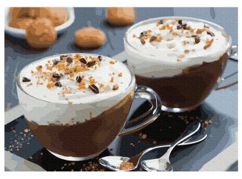 Розпис по номерах 40х50 GX34144 Фрапучіно brushme Брашми