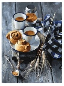 Розпис по номерах 40х50 GX34258 Булочки до кави brushme Брашми