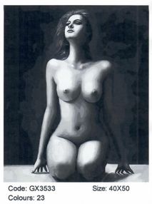 Розпис по номерах 40х50 GX3533 Оголена краса brushme Брашми