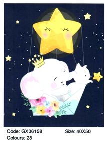 Розпис по номерах 40х50 GX36158 Дитячий сон brushme Брашми