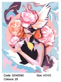 Розпис по номерах 40х50 GX40392 Акварель почуттів brushme Брашми