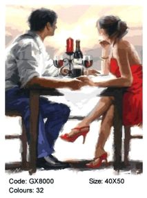 Розпис по номерах 40х50 GX8000 Побачення brushme Брашми