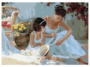 Розпис по номерах 40х50 GX8124 Вишивальниці В.Волегов brushme Брашми