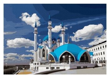 Розпис по номерах 40х50 GX21165 Блакитна мечеть brushme Брашми Ціна (цена) 152.10грн. | придбати  купити (купить) Розпис по номерах 40х50 GX21165 Блакитна мечеть brushme Брашми доставка по Украине, купить книгу, детские игрушки, компакт диски 0
