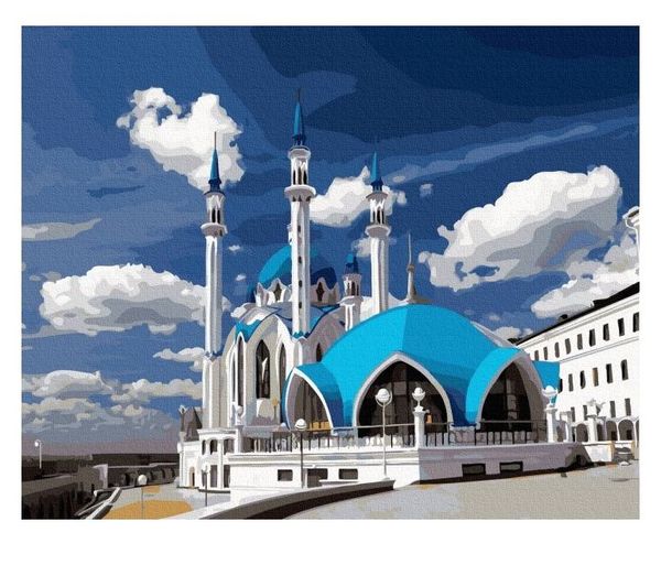 Розпис по номерах 40х50 GX21165 Блакитна мечеть brushme Брашми Ціна (цена) 152.10грн. | придбати  купити (купить) Розпис по номерах 40х50 GX21165 Блакитна мечеть brushme Брашми доставка по Украине, купить книгу, детские игрушки, компакт диски 1