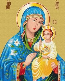 Розпис по номерах 40х50 BS53394 Невянучий Цвіт