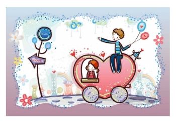 вишивка бісером 20х30 Назустріч коханню  артикул ВВ2028