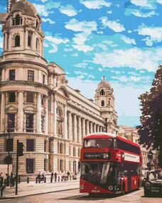 Розпис по номерах 40х50 BS52317 Архітектура Лондона brushme Брашми
