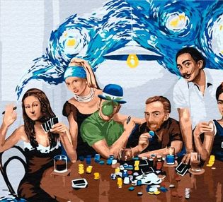 Розпис по номерах 40х50 BS52761 Друзі-шедеври brushme Брашми