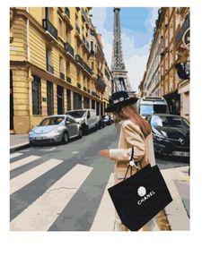 Розпис по номерах 40х50 BS52887 Тиждень моди в Парижі brushme Брашми