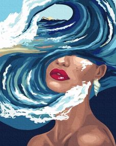 Розпис по номерах 40х50 GX37549 Океан думок brushme Брашми