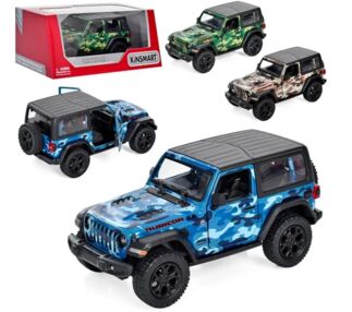 машина металева інерційна Jeep Wrangler 3 кольори KT 5420 WB