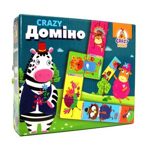 гра настільна crazy доміно vt8055-10