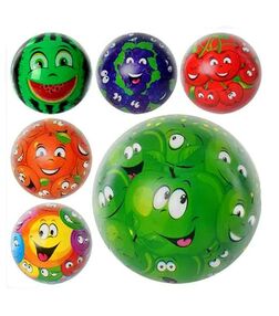 мяч гумовий ягоди/фрукти в асортименті (ms 0252)