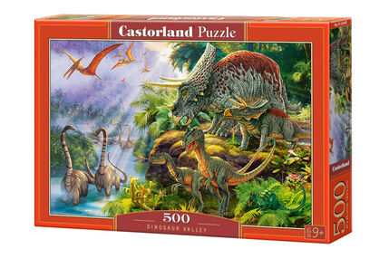 пазли castorland 500 елементів dinosaur valley 53643