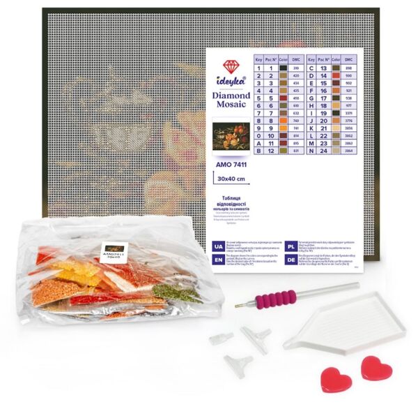 Алмазна мозаїка 30х40 AMO8227 Тропічний водоспад Ідейка Ціна (цена) 289.00грн. | придбати  купити (купить) Алмазна мозаїка 30х40 AMO8227 Тропічний водоспад Ідейка доставка по Украине, купить книгу, детские игрушки, компакт диски 1
