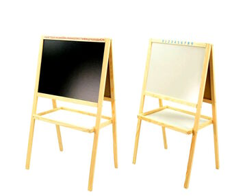 мольберт 040 магнітний двосторонній з полицею дошка 40 х 55 см підставка 55 х 110 см