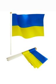 прапор україни 90х60см, зі штоком (поліестер) 782105