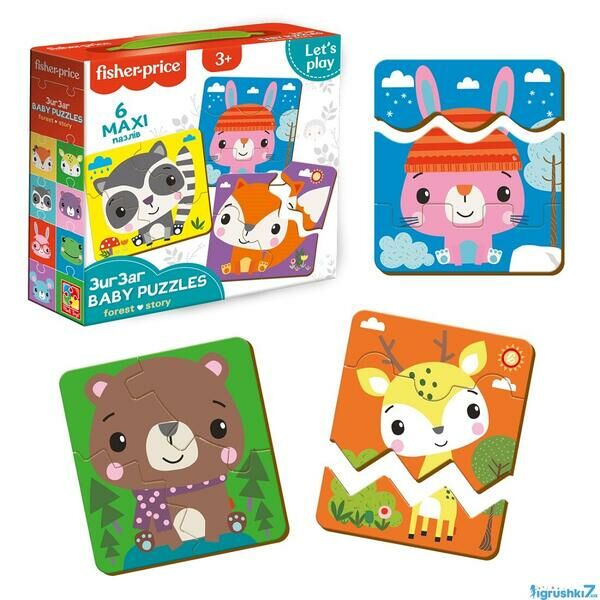 бебі пазли vt1722-08 fisher-price forest story Ціна (цена) 142.10грн. | придбати  купити (купить) бебі пазли vt1722-08 fisher-price forest story доставка по Украине, купить книгу, детские игрушки, компакт диски 0