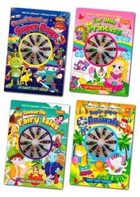 набір для малювання з восковими олівцями в асортименті