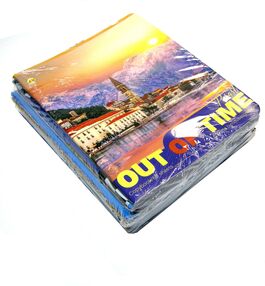 ЗОШИТ  24 = кольоровий КАРТОН УПАКОВКА 20шт у широку лінію "ТЕТРАДА" або інша марка в асортименті