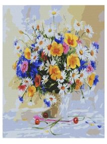 Розпис по номерах 40х40 КНО3186 Квітковий мус "Ідейка"