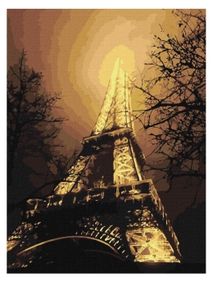 Розпис по номерах 40х50 КНО2190 У барвах нічного міста "Ідейка"