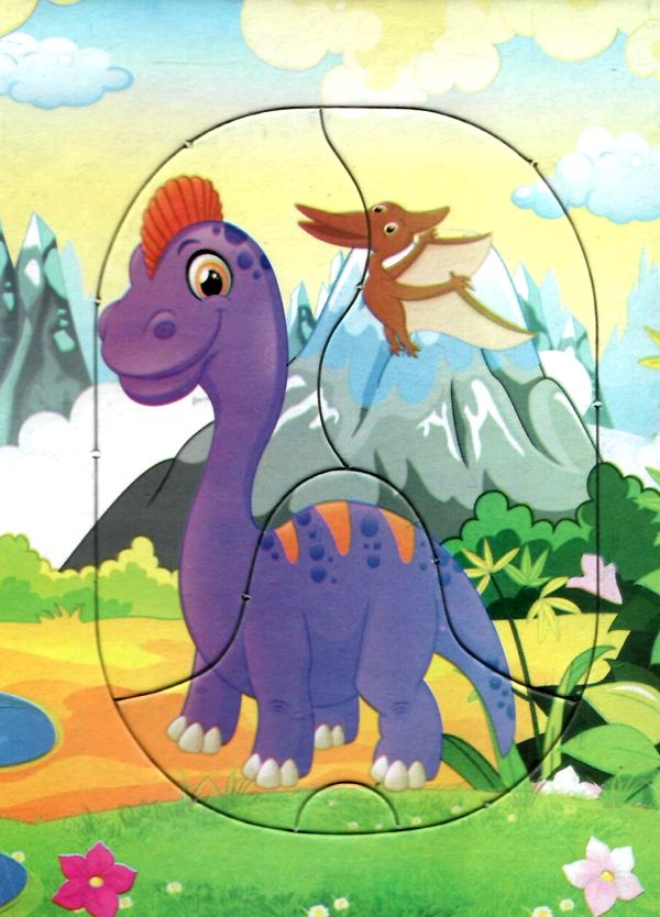 пазли для малят динозаври книга Ціна (цена) 38.60грн. | придбати  купити (купить) пазли для малят динозаври книга доставка по Украине, купить книгу, детские игрушки, компакт диски 3
