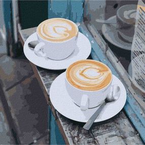 Розпис по номерах 40х40 КНО5537 Ранковий аромат любові "Ідейка"