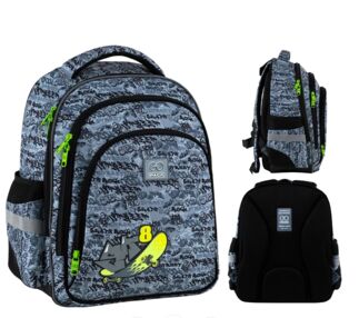 Рюкзак GoPack Education Graffity сірий 37x29x16 см GO25-2606S-5