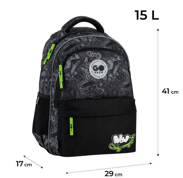 Рюкзак GoPack Education Wow Skate 41x29x17 см GO26-182M-7 Ціна (цена) 1 098.70грн. | придбати  купити (купить) Рюкзак GoPack Education Wow Skate 41x29x17 см GO26-182M-7 доставка по Украине, купить книгу, детские игрушки, компакт диски 1
