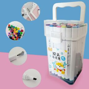 Набір скетч маркерів 48 кольорів в пластиковій упаковці 699-48 104-4 Набір скетч маркерів 48 кольорів в пластиковій упаковці 699-48 104-4