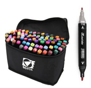 Набір скетч маркерів 80 кольорів ST40662 Набір скетч маркерів 80 кольорів ST40662