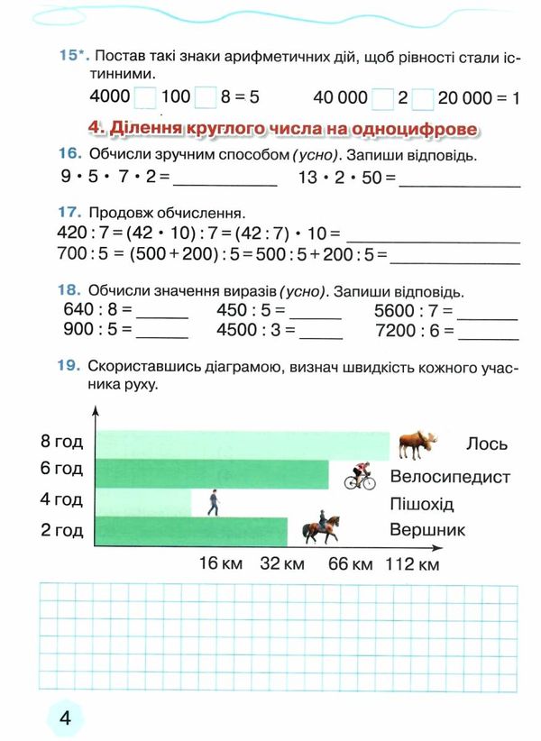 зошит 4 клас з формування математичних компетентностей частина 2  НУШ Ціна (цена) 59.41грн. | придбати  купити (купить) зошит 4 клас з формування математичних компетентностей частина 2  НУШ доставка по Украине, купить книгу, детские игрушки, компакт диски 3