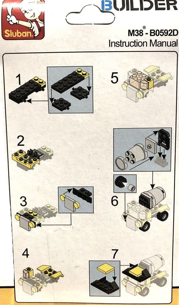 конструктор sluban abcd спецтехніка 37-44 деталей в асортименті m38-b0592 Ціна (цена) 38.40грн. | придбати  купити (купить) конструктор sluban abcd спецтехніка 37-44 деталей в асортименті m38-b0592 доставка по Украине, купить книгу, детские игрушки, компакт диски 4