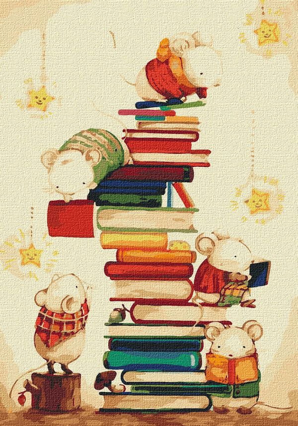 Розпис по номерах 35х50 КНО4111 Маленькі читачі Ідейка Ціна (цена) 143.40грн. | придбати  купити (купить) Розпис по номерах 35х50 КНО4111 Маленькі читачі Ідейка доставка по Украине, купить книгу, детские игрушки, компакт диски 0