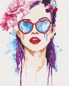 Розпис по номерах 40х50 КНО2694 Люди у пошуках кохання "Ідейка"