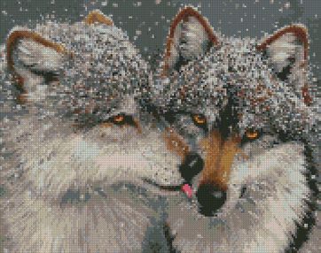 Алмазна мозаїка 40х50 АМО7063 Ніжне почуття "Ідейка"