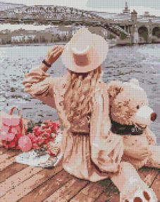 Алмазна мозаїка 40х50 АМО7067 Дозволь собі мріяти "Ідейка"