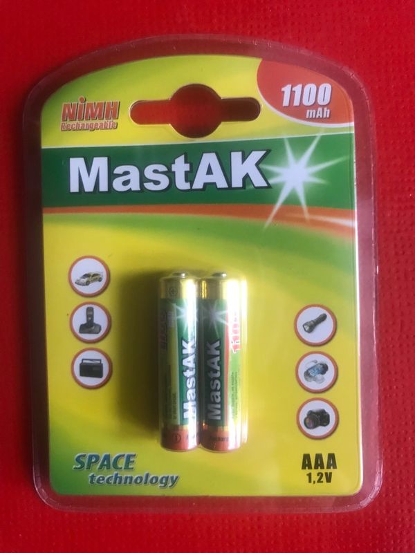 Акумулятор MastAK R03 1100 mAh/2bl в слюде Ni-Mh ціна за блістер, в якому 2штуки (із захистом) Ціна (цена) 77.60грн. | придбати  купити (купить) Акумулятор MastAK R03 1100 mAh/2bl в слюде Ni-Mh ціна за блістер, в якому 2штуки (із захистом) доставка по Украине, купить книгу, детские игрушки, компакт диски 0