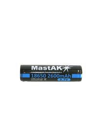 Акумулятор бочка синя MastAK Li-ion 3,7V 2600 mAh (із захистом) SamSung циліндричний висота 7см висо
